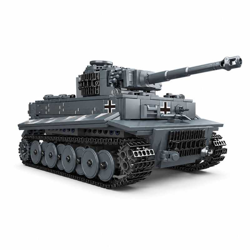 MOULD KING 20014S TIGER HEAVY TANK MODEL BUILDING SET | 850 PCS - Imagem 2