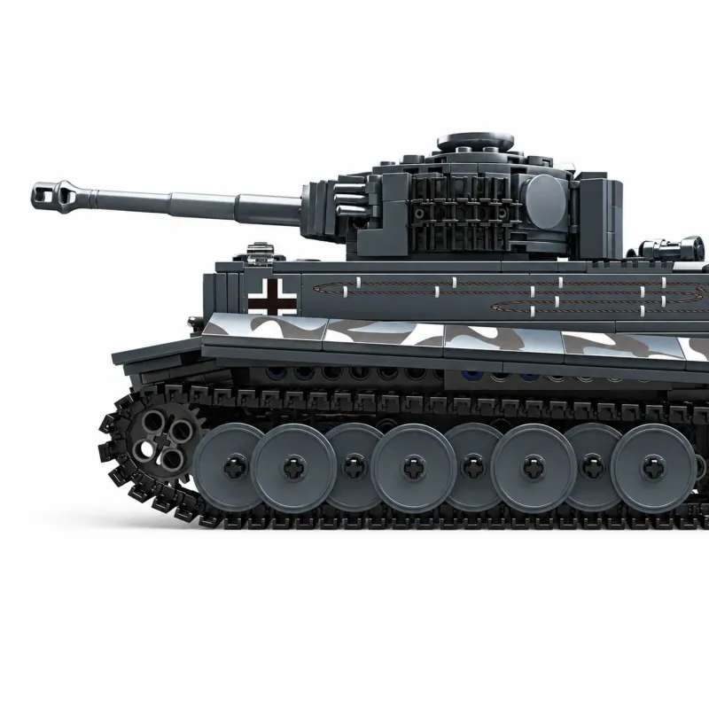 Mould King Tiger Heavy Tank 20014S | Zestaw klocków | 850 elementów - Zdjęcie 3