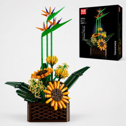 MOULD KING 10024 BIRDS OF PARADISE FLOWER BOUQUET...