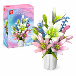 MOULD KING 10057 LILY FLOWERS BOUQUET BUILDING SET |...