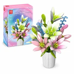MOULD KING 10057 LILY FLOWERS BOUQUET BUILDING SET |...
