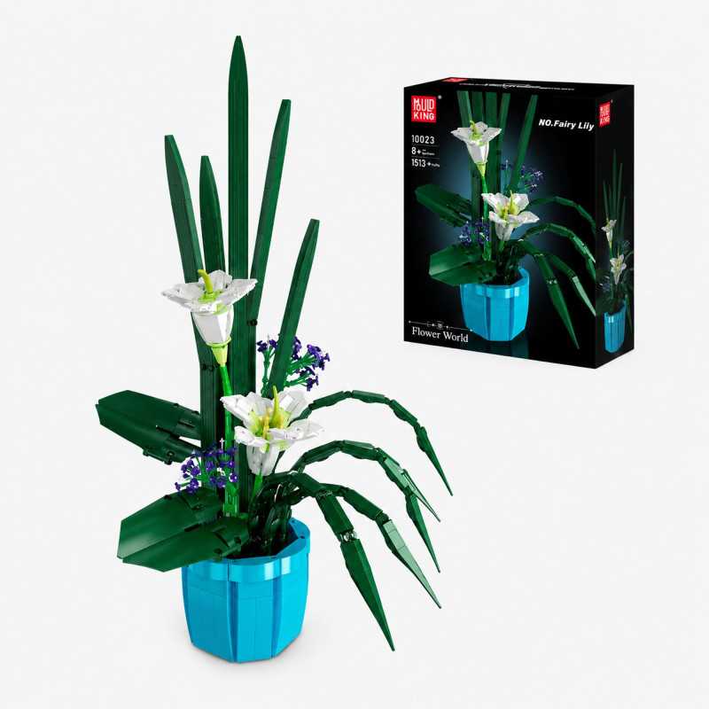 MOULD KING 10023 FAIRY LILY BOUQUET BUILDING SET | 1,513 PCS