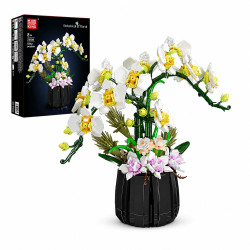 MOULD KING 24108 ORCHID BONSAI BUILDING BLOCK SET | 1,014...