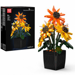MOULD KING 24111 SUNFLOWER POTTED BUILDING SET | 854 PCS