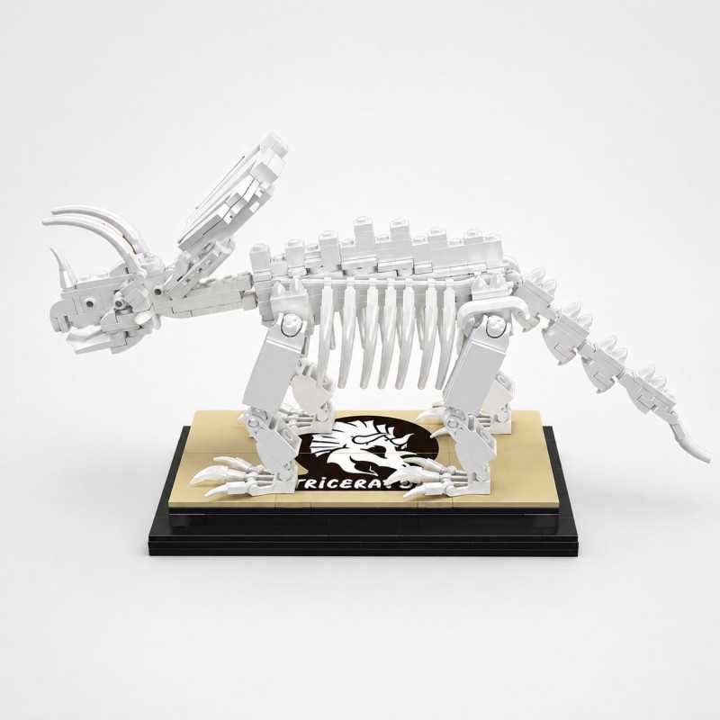 Mould King Triceratops Dinosaur Fossil 29006 | Zestaw klocków | 397 elementów - Zdjęcie 3