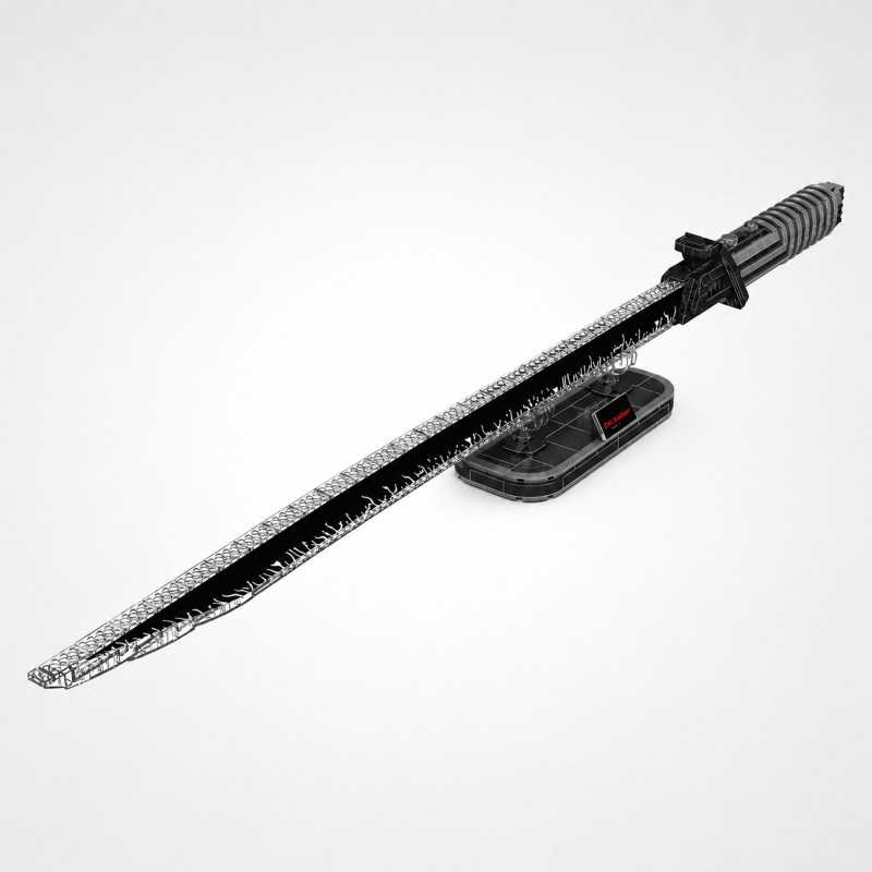 MOULD KING 10138 BALCK SABER LIFE-SIZED REPLICA BUILDING SET | 885 PCS - Imagem 3