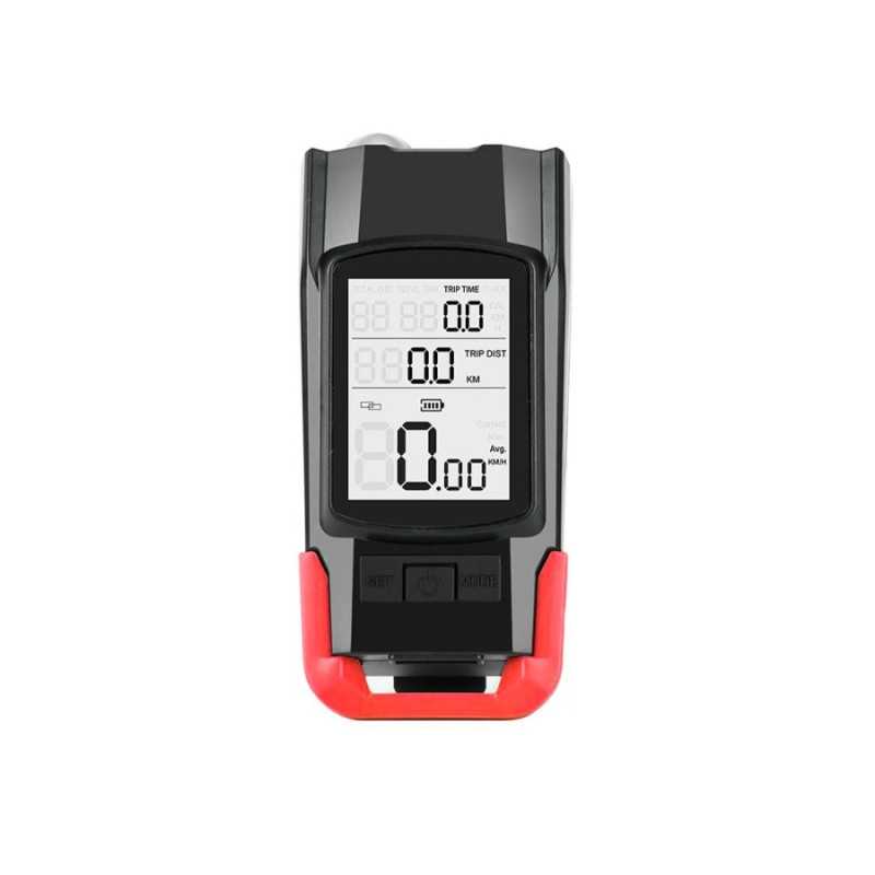 Juego de luces de bicicleta Extralink con cuentakilómetros + luz trasera - Imagen 3