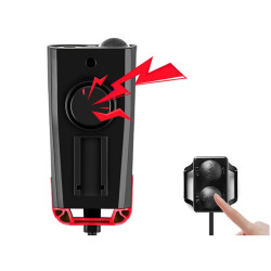 Juego de luces de bicicleta Extralink con cuentakilómetros + luz trasera - Imagen 4