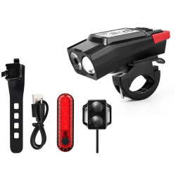 Juego de luces de bicicleta Extralink con cuentakilómetros + luz trasera - Imagen 5