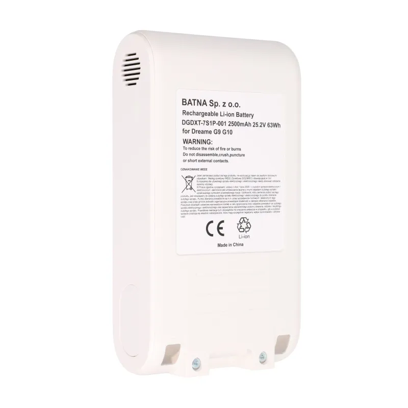 DREAME G9 G10 Batterie 25.2V 2500mAh