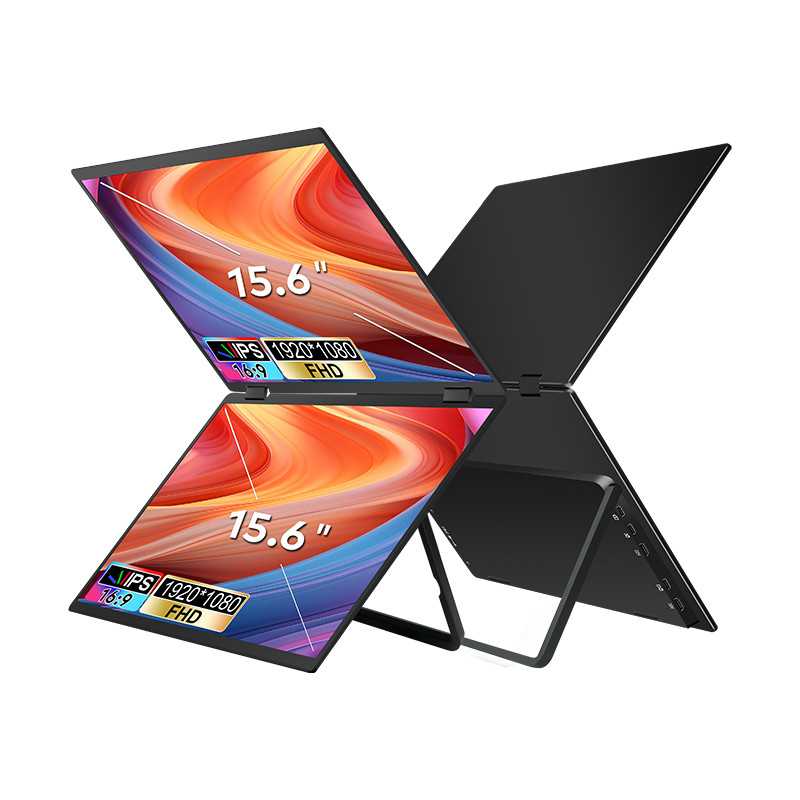 Extralink Smart Life T01 15.6" | Przenośne monitory do laptopa | 2 monitory, IPS - Zdjęcie 2