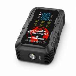 Extralink MaxJump 9 Xtreme | Powerbank rozruchowy do odpalania samochodu | latarka, wyświetlacz LCD, sprężarkla powietrza - Zdjęcie 2