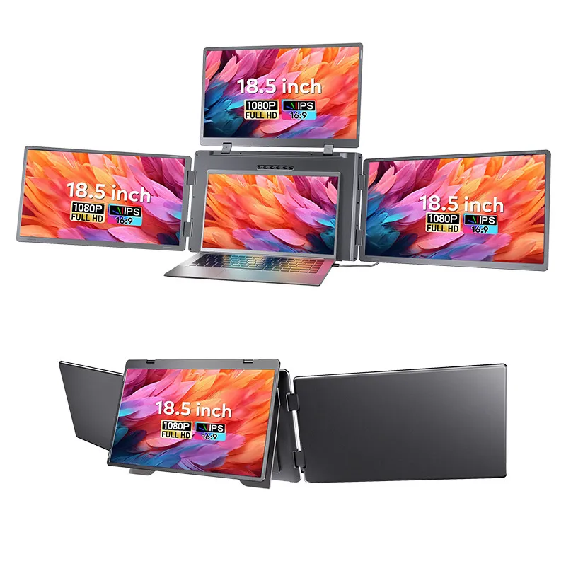 EXTRALINK SMART LIFE 18.5" 3-SCREEN MONITOR FOR LAPTOPS 12" TO 18.5" S999