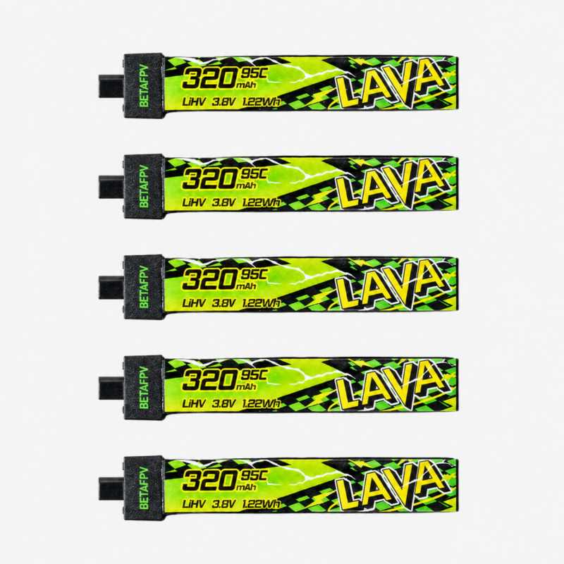 AKUMULATOR DO DRON BETAFPV LAVA II 1S BATTERY 320MAH 95C (5SZT.) - Imagen 3