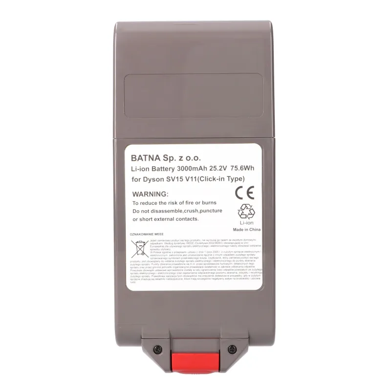DYSON V11 BATTERY (CLICK TYPE) 25.2V 3000mAh