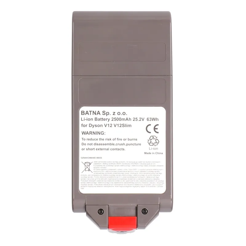 Dyson Bateria, akumulator do odkurzacza V12, 25.2V 2500mAh