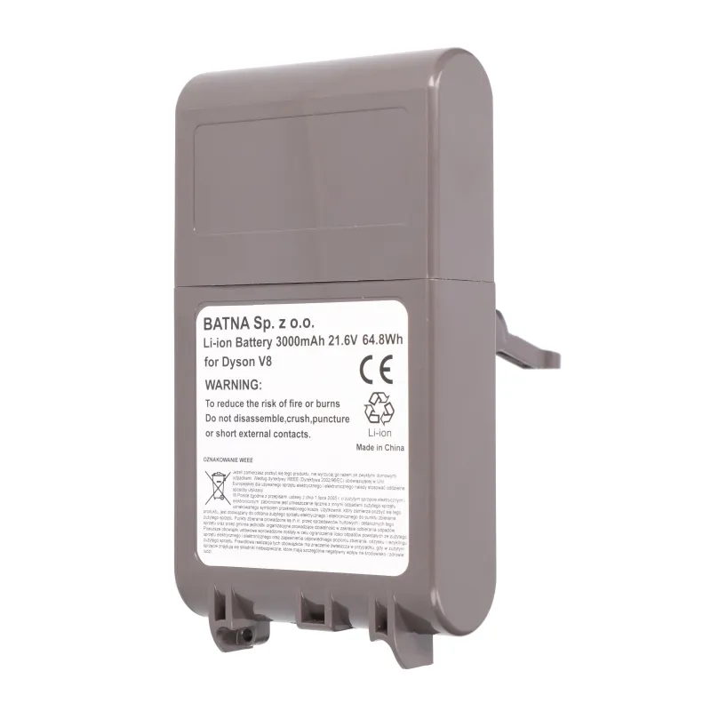 Dyson Bateria, akumulator do odkurzacza V8 21.6V 3000mAh
