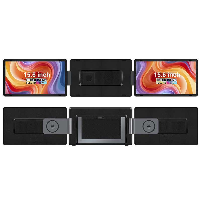 Extralink Smart Life S9H 15.6" | Przenośne monitory do laptopa | 2 monitory, IPS - Zdjęcie 2
