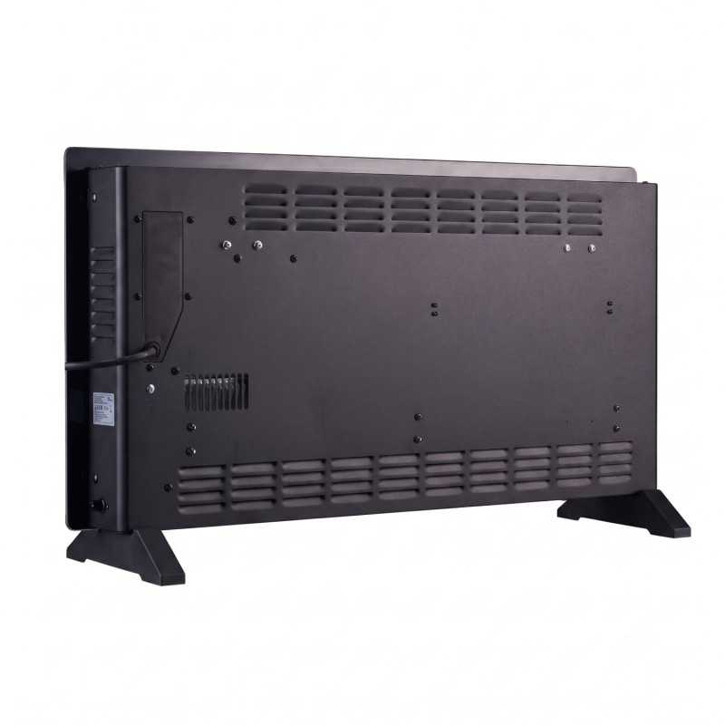 EXTRALINK SMART GLASS PANEL HEATER, BLACK, 2000W, WIFI, LPL-23A - Immagine 4