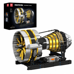 MOULD KING 10141 MOTORISED TURBINE ENGINE BUILDING SET |...