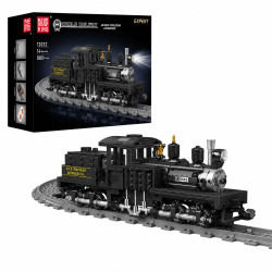 MOULD KING 12032 SHAY-TYPE STEAM LOCOMOTIVE BUILDING SET...