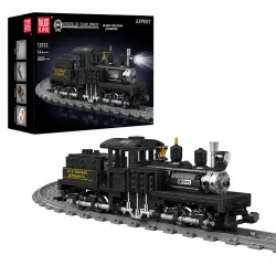 MOULD KING 12032 SHAY-TYPE STEAM LOCOMOTIVE BUILDING SET...