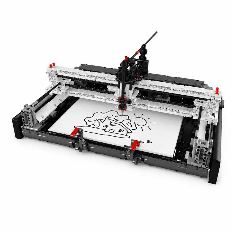 MOULD KING 13181 ELECTRIC PEN PLOTTER BUILDING SET | 3,088 PCS - Obrázek 2