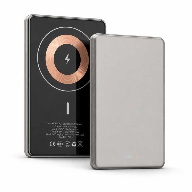 EXTRALINK MAGSAFE POWERBANK 5000MAH 19.25WH PD20W+15W USB-C USB-A GRAFITOWY