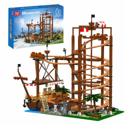 MOULD KING 11013 DOUBLE HELIX ROLLER COASTER BUILDING SET...