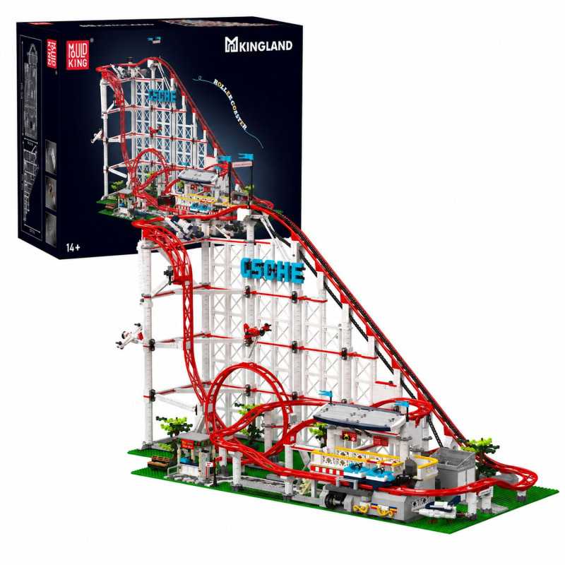 MOULD KING 11014S MOTORISED ROLLER COASTER MODEL BUILDING SET | 3,662 PCS