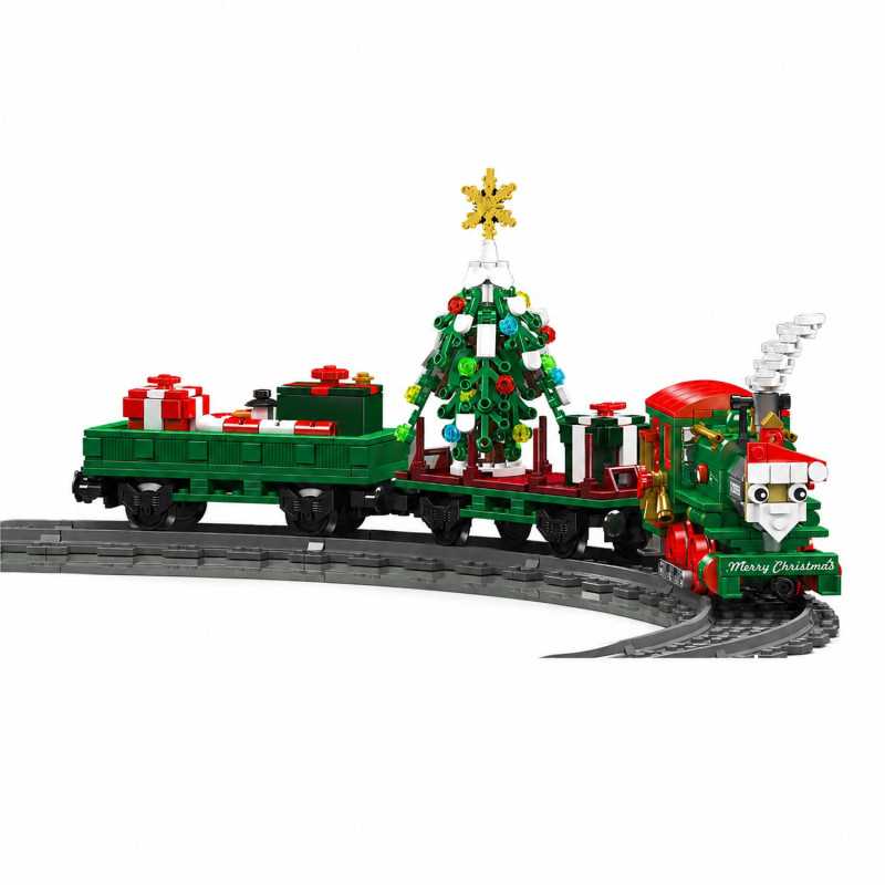 MOULD KING 12039 CHRISTMAS TRAIN ESU KG230 DIESEL LOCOMOTIVE BUILDING SET | 922 PCS - Image 2