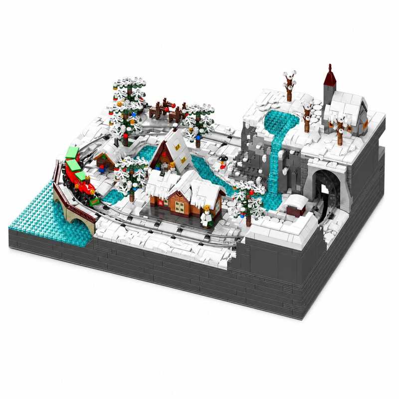 MOULD KING 12029 CHRISTMAS TRAIN WONDERLAND BUILDING SET | 4,232 PCS - Görsel 2