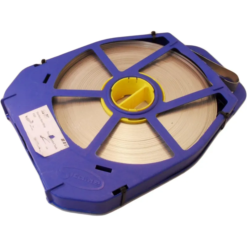 Extralink 0,7mm Taśma ze stali nierdzewnej do mocowania na słupach energetycznych, 20mm x 0,7mm, 50m