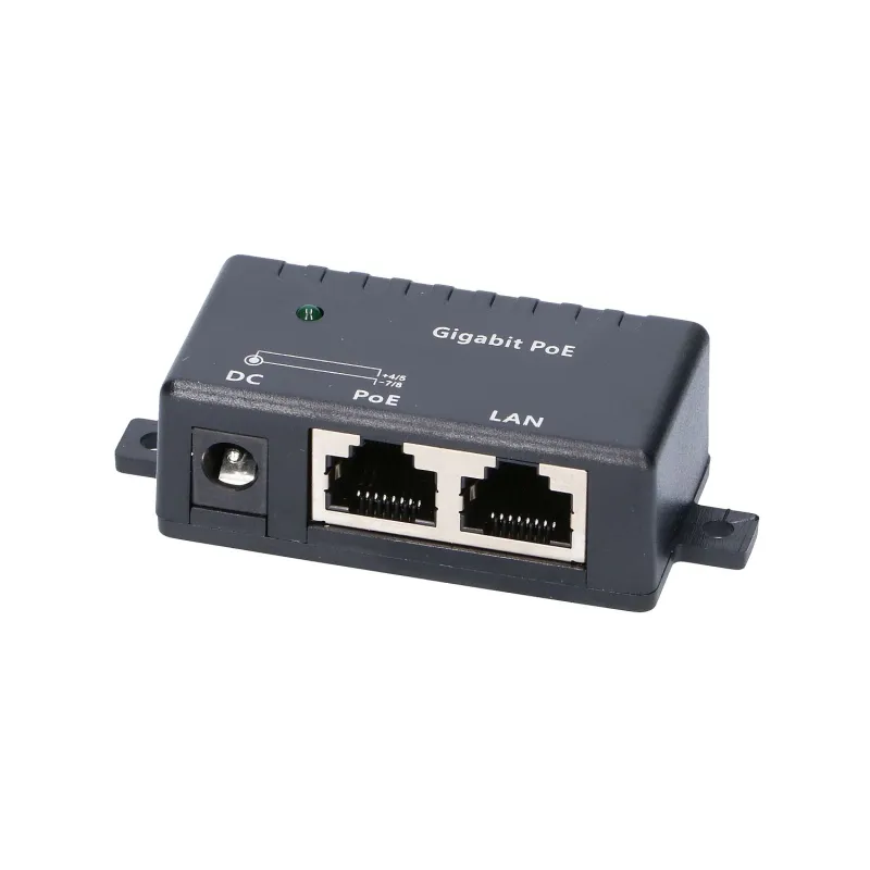Extralink 1 Portový Gigabit PoE Injector 1x 1000Mb/s RJ45, Kostka