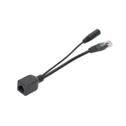 Extralink 1 Portový PoE Injector 1x RJ45, 1x Jack, 100Mb/s, Kabel