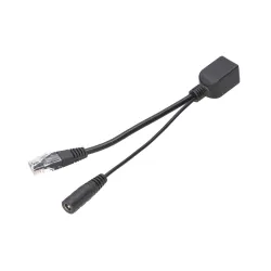 Extralink 1 Portowy PoE Injector 1x RJ45, 1x Jack, 100Mb/s, Kabel