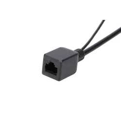 Extralink 1 Portový PoE Injector 1x RJ45, 1x Jack, 100Mb/s, Kabel