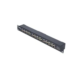 Extralink 12 Portowy Gigabit PoE Injector 12x 1000Mb/s RJ45, Obudowa Rack