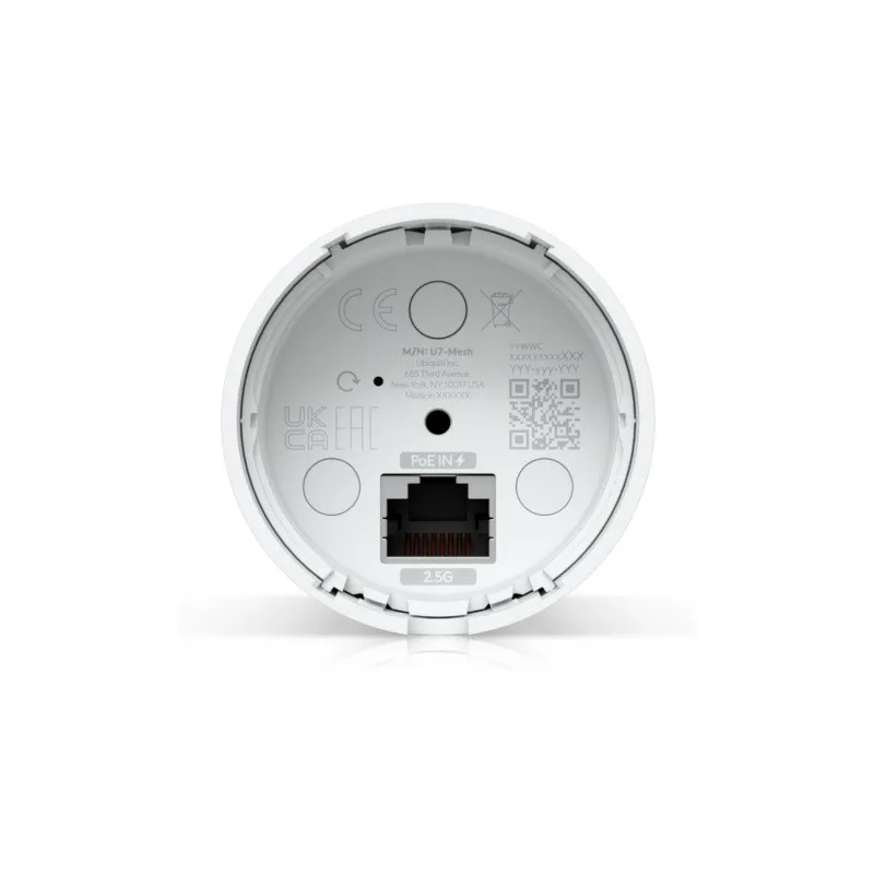 Ubiquiti U7-Mesh | Punkt dostępowy | WiFi 7, MU-MIMO, 1x RJ45 2.5Gb/s PoE - Zdjęcie 6