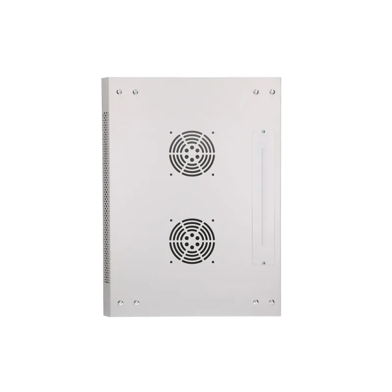 Extralink 12U 600x450 ASP Szara Szafa rack montowana na ścianie, drzwi blaszane pełne