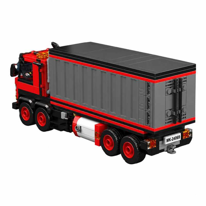 MOULD KING 24069 HEAVY-DUTY CONTAINER TRUCK BUILDING SET | 630 PCS - Imagem 2