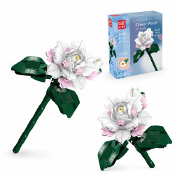 MOULD KING 24007 CAMELLIA FLOWER DECOR BUILDING SET | 127...