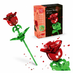 MOULD KING 24005 ROSE ARTIFICIAL DECOR PLANT BUILDING SET...