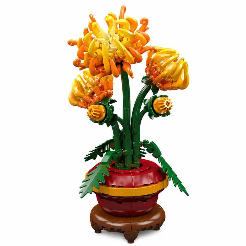 MOULD KING 24118 CHRYSANTHEMUM POTTED PLANT BUILDING BLOCK SET | 417 PCS - Imagem 2