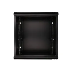 Extralink 12U 600x450 Czarna Szafa rack montowana na ścianie