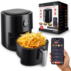 Фритюрница Extralink Home Air Fryer SJ-400 4L WiFi EU, 1300W