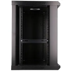 Extralink 12U 600x450 Czarna Szafa rack montowana na ścianie