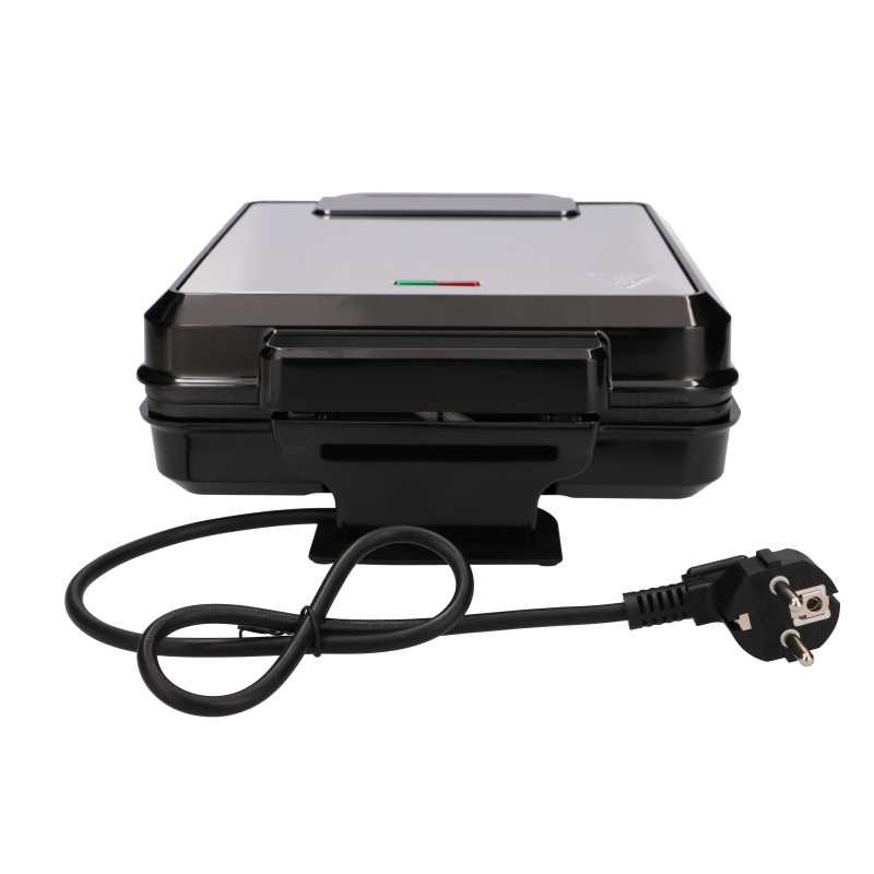 Extralink Home | Waffle maker | 1500W, Black, 4-chamber - Image 4