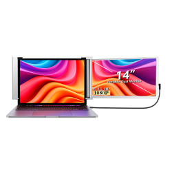 Extralink Smart Life S14 14" Portable Laptop Monitors, 2 Monitors, IPS, 1920x1200 - Image 2