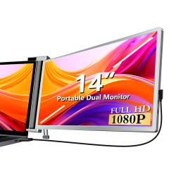Extralink Smart Life S14 14" Portable Laptop Monitors, 2 Monitors, IPS, 1920x1200 - Image 4